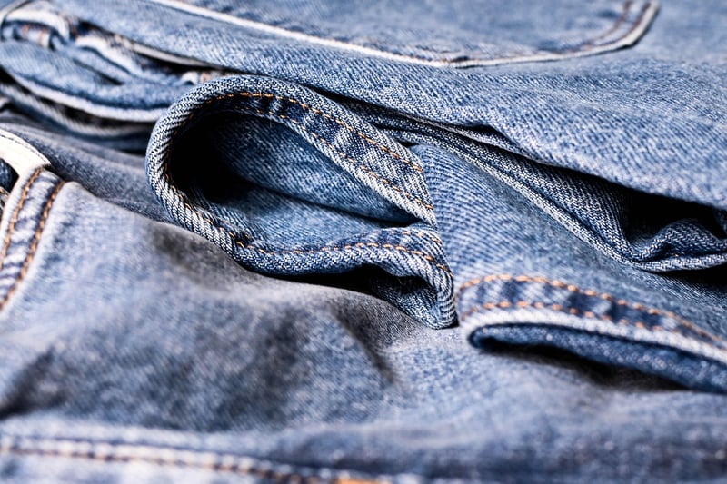 Denim Patchwork Skirt